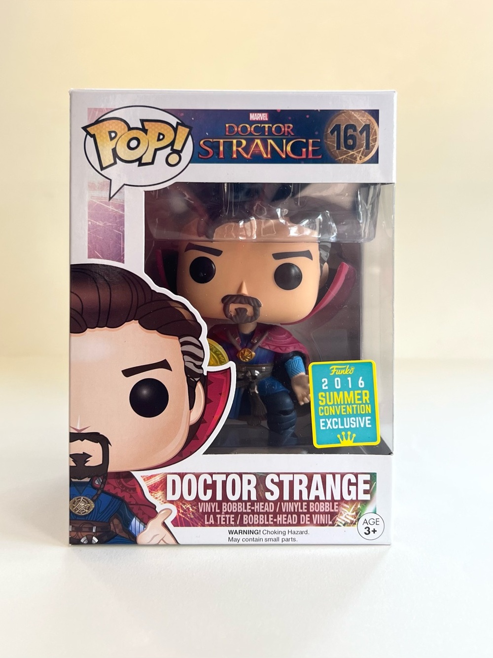 Funko Pop! Doctor Strange Vinyl Figure - Red, Blue, Gold